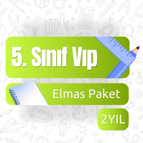5. Sınıf 2 Yıllık VIP (Elmas) Paket