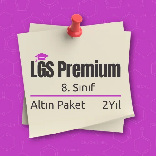 LGS (8. Sınıf) 2 Yıllık Premium (Altın) Paket