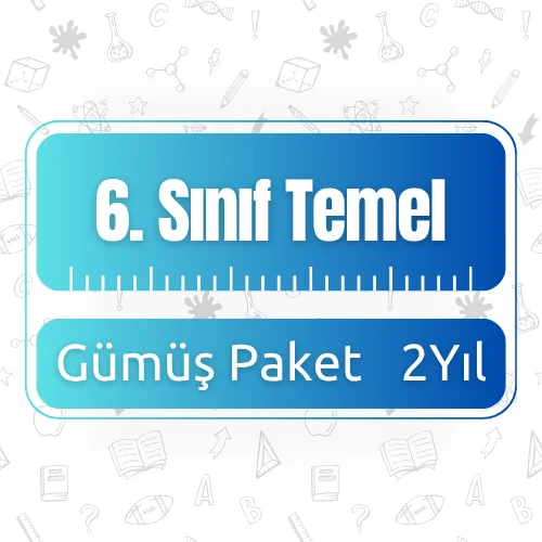6. Sınıf 2 Yıllık Temel (Gümüş) Paket