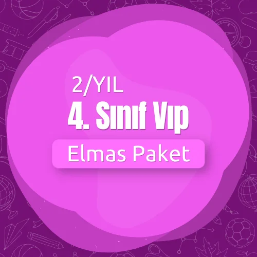 4. Sınıf 2 Yıllık VIP (Elmas) Paket