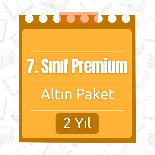 7. Sınıf 2 Yıllık Premium (Altın) Paket