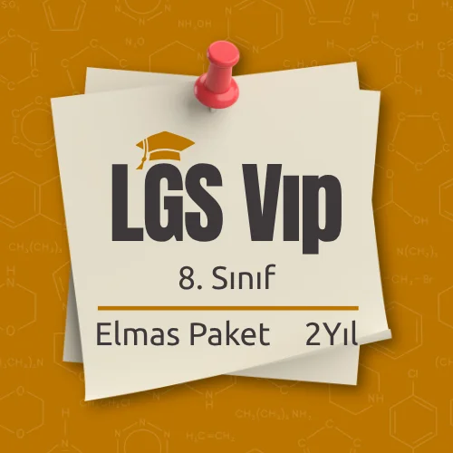 LGS (8. Sınıf) 2 Yıllık VIP (Elmas) Paket