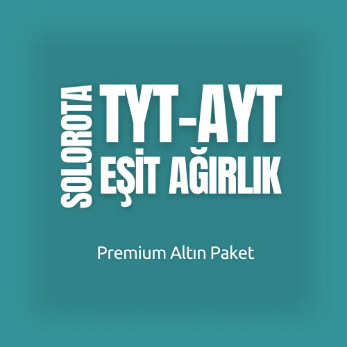 SOLOROTA TYT-AYT EŞİT AĞIRLIK PREMIUM (ALTIN) PAKET