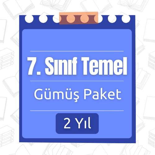 7. Sınıf 2 Yıllık Temel (Gümüş) Paket
