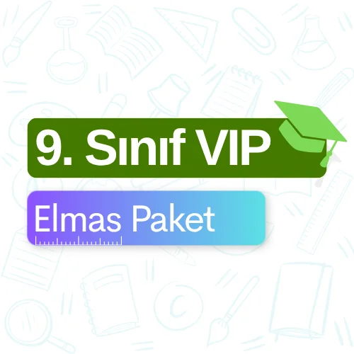 9. Sınıf VIP (Elmas) Paket